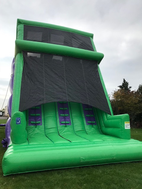 photo of inflatable vertical drop bouncy giant large huge slide for hire